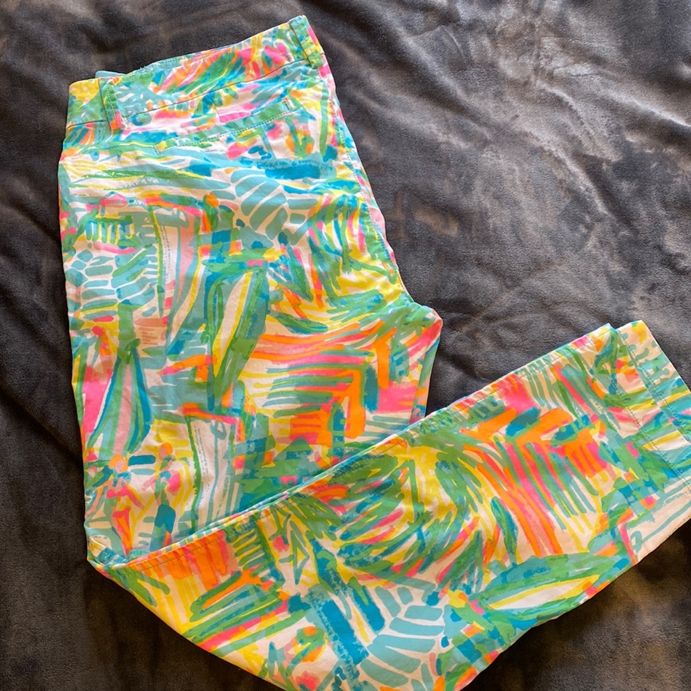 Lilly Pulitzer skinny pants sz 16